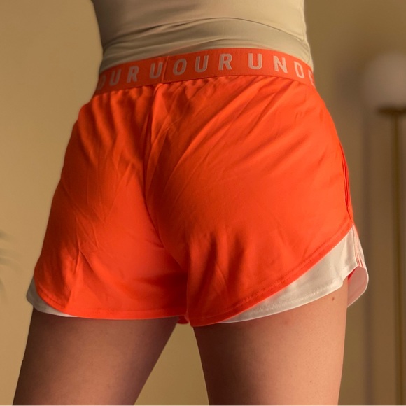 NWT Under Armor Neon Sport Shorts - Picture 3 of 8